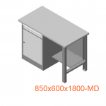 Верстак слесарный однотумбовый Верстак слесарный однотумбовый